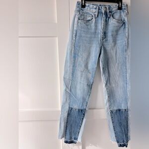 Patchwork Denim Jeans